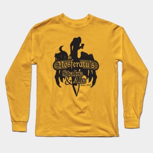 Nosferatu's Stake & Ale Long Sleeve T-Shirt